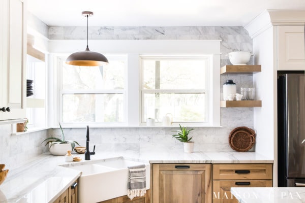 White and Wood Kitchen Reveal: Part 1, Cabinets - Maison de Pax