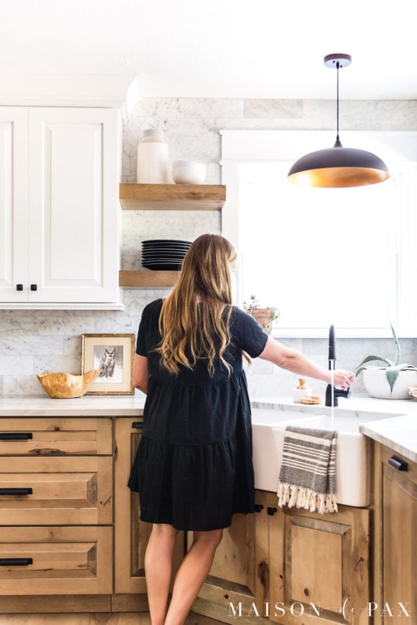 White and Wood Kitchen Reveal: Part 1, Cabinets - Maison de Pax