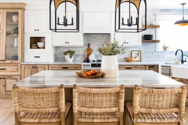 White and Wood Kitchen Reveal: Part 1, Cabinets - Maison de Pax