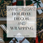 simple + elegant holiday wrapping paper collection