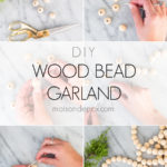 diy wood bead garland tutorial