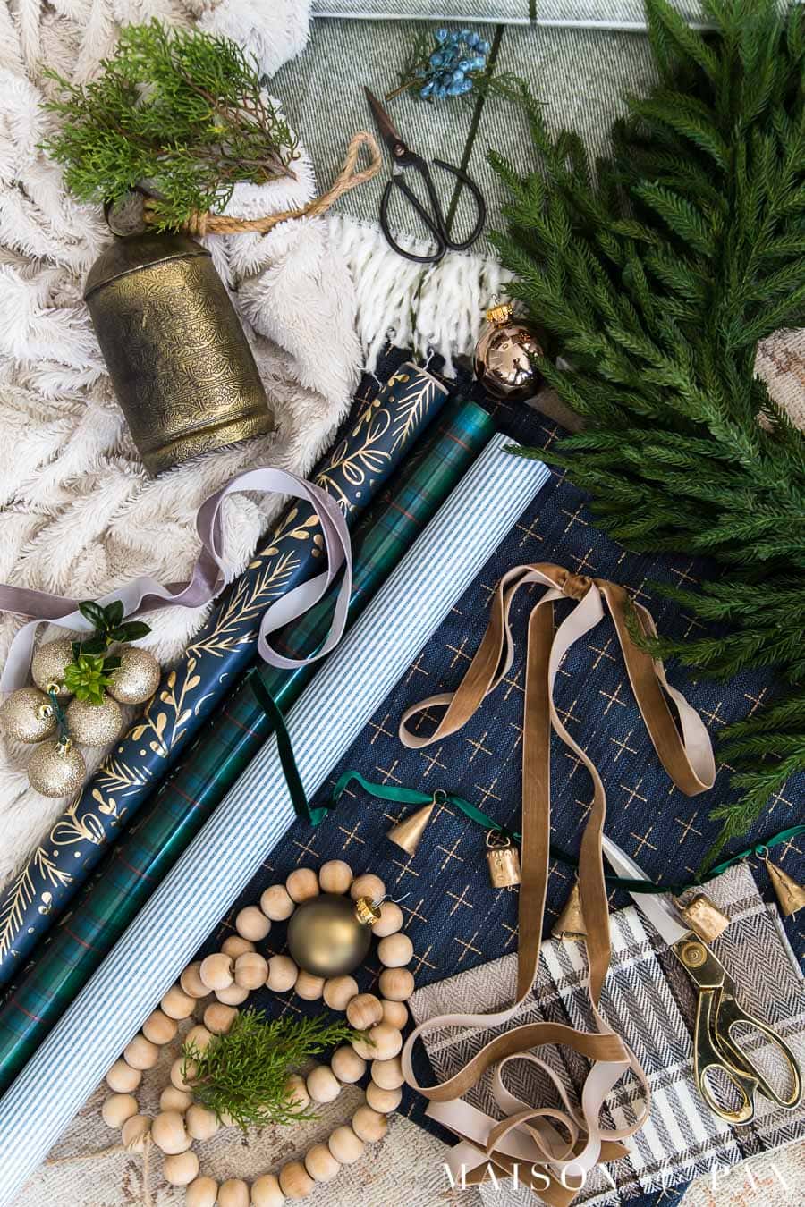 Elegant + Simple Holiday Decor and Gift Wrap