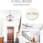 Sherwin Williams Alabaster 7008 in real spaces