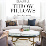 the secret to beautiful throw pillows