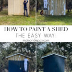 how to paint a shed the easy way