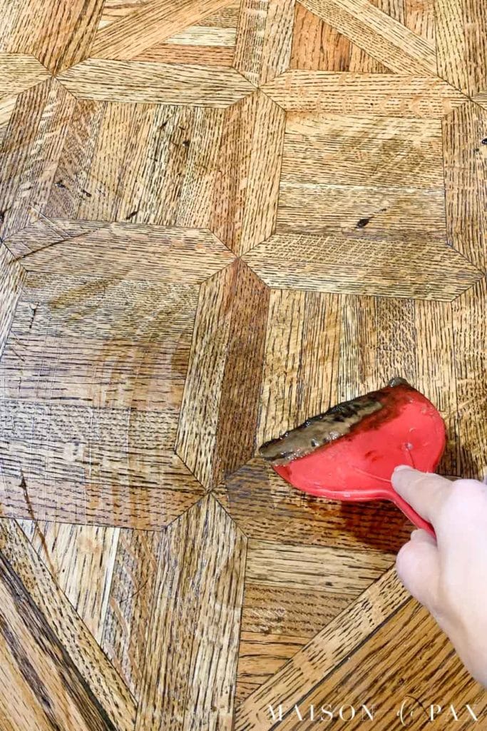 remove stain and varnish with citristrip