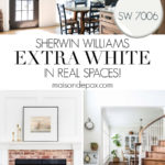 images of SW 7006 Extra White in real spaces