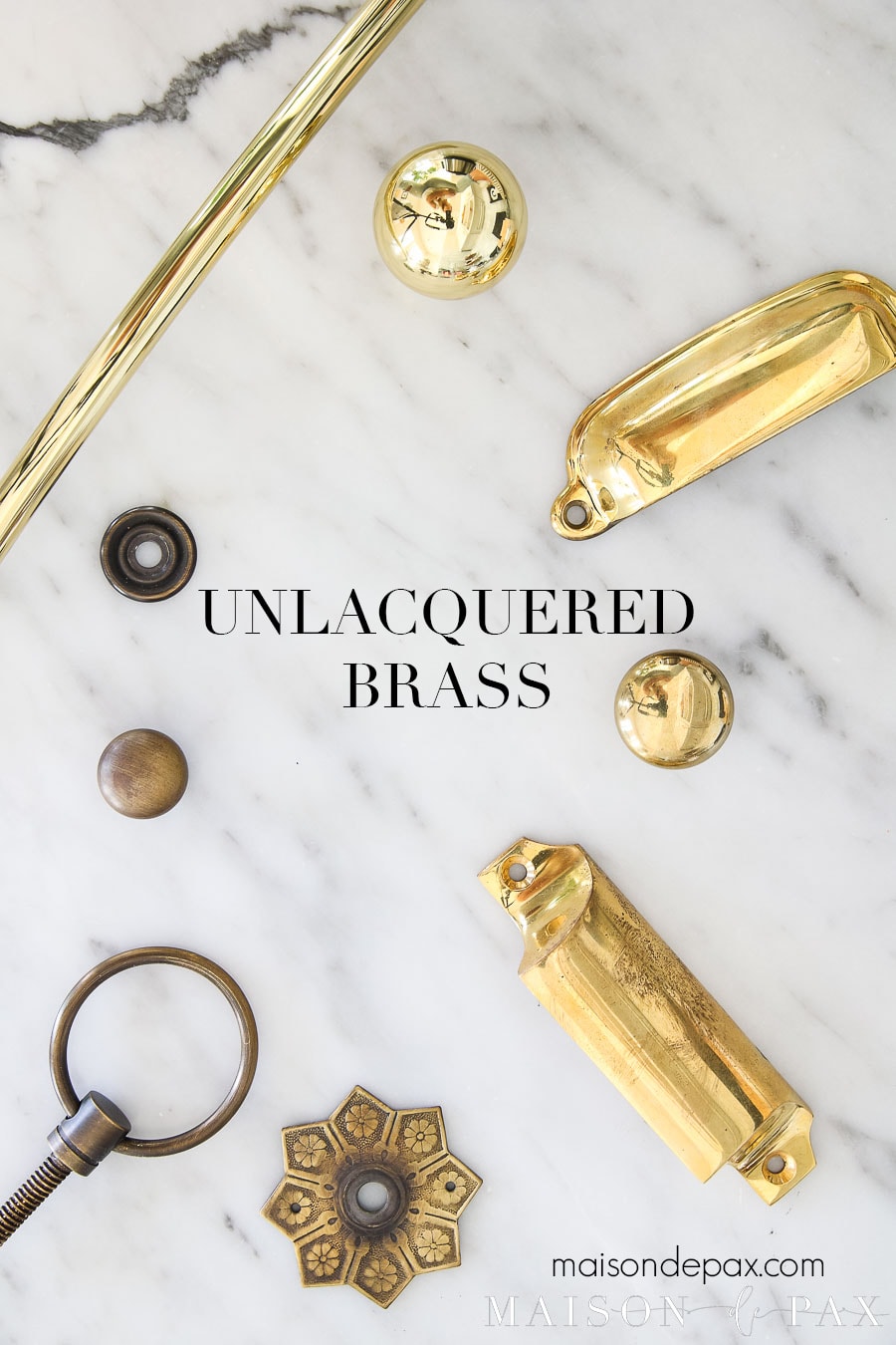 Unlacquered Brass Finish