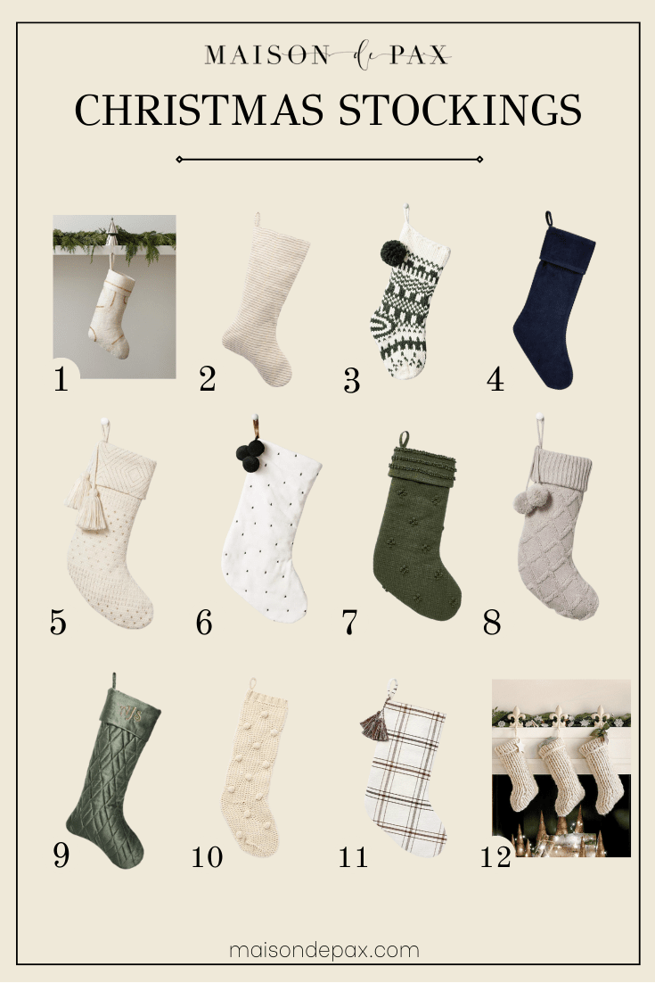 best essential holiday decor: Christmas stockings