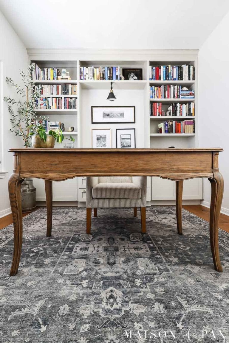 How to Refinish a Wood Desk Maison de Pax