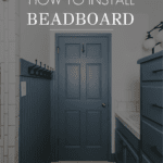how to install beadboard in a bathroom