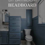 diy bathroom beadboard