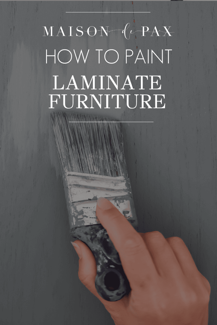 painting laminate furniture with mineral paint
