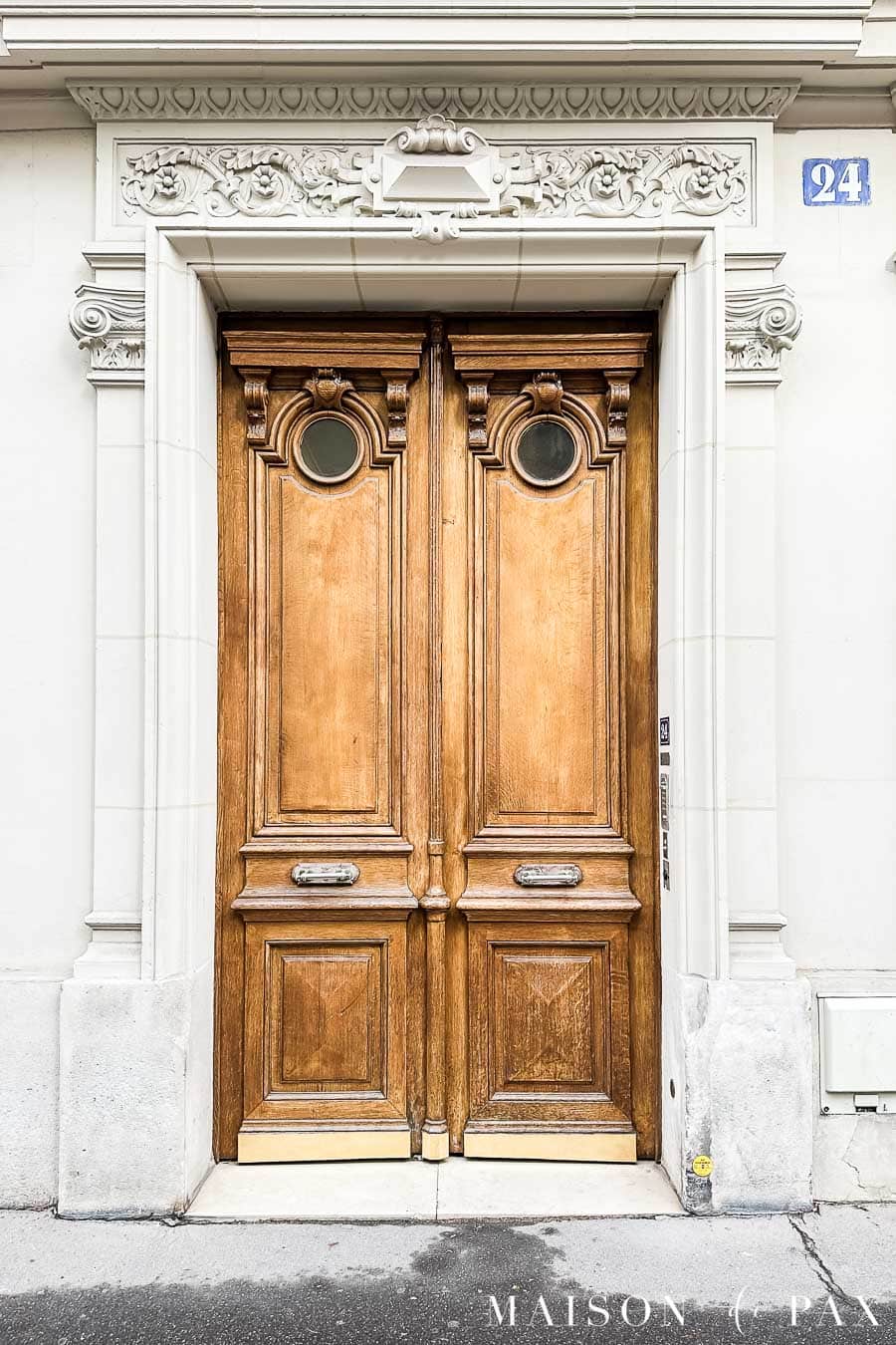 paris door double door entryway