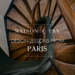 curved wooden stairwell with overlay: design lessons from paris