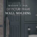 diy picture frame wall molding