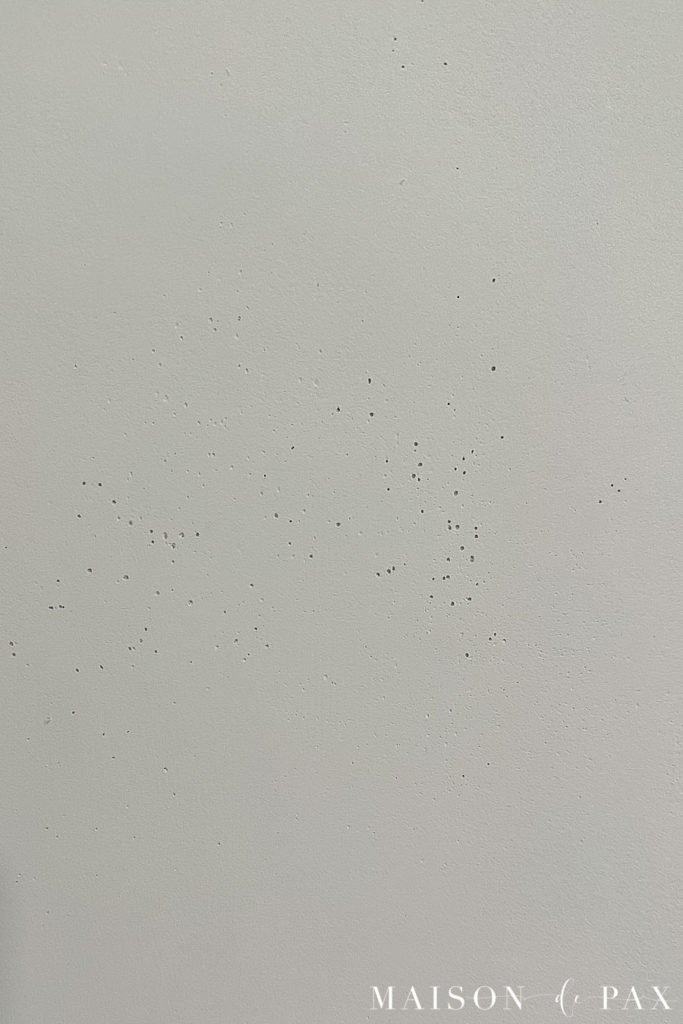 How to Smooth Textured Walls - Maison de Pax