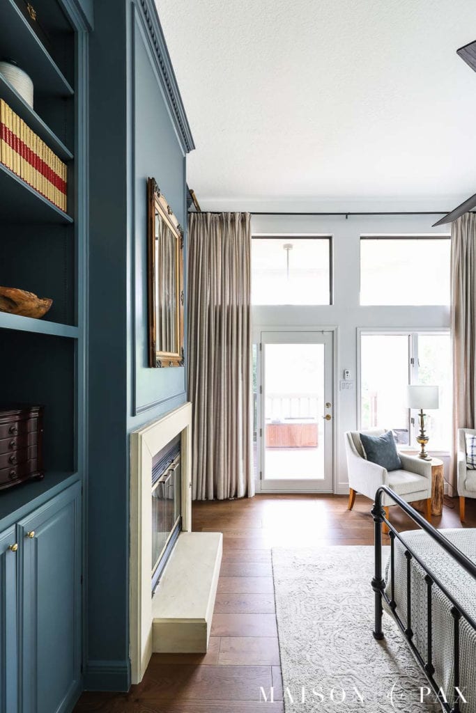 Fireplace + Bookcase Makeover - Maison de Pax