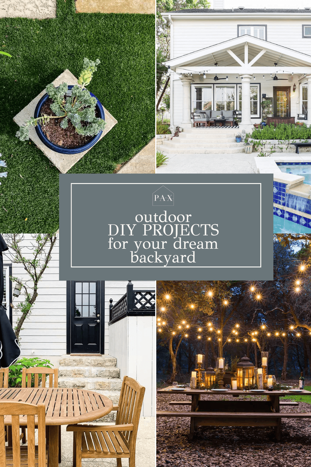 Outside Design Diy 5 Outdoor DIY Projects to Create the Backyard of Your Dreams - Maison ...