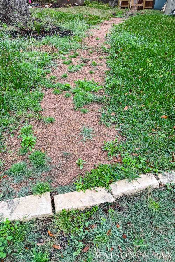 Visual Reference: Backyard Update Granite Paths And Lighting