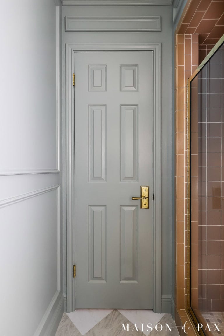 How to Paint an Interior Door - Maison de Pax