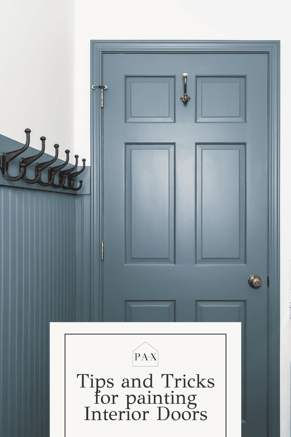 How to Paint an Interior Door - Maison de Pax