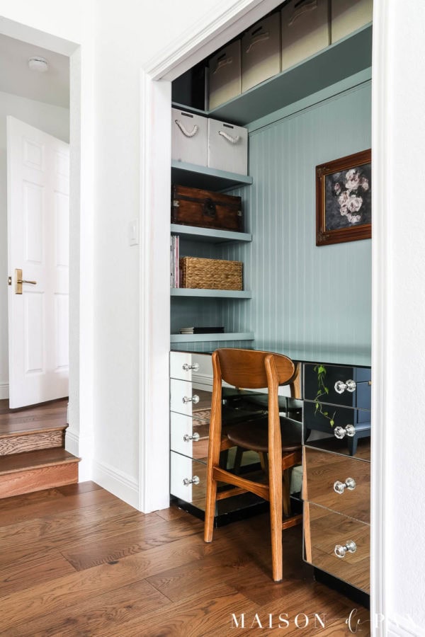 Cloffice: How to Turn a Closet into an Office - Maison de Pax