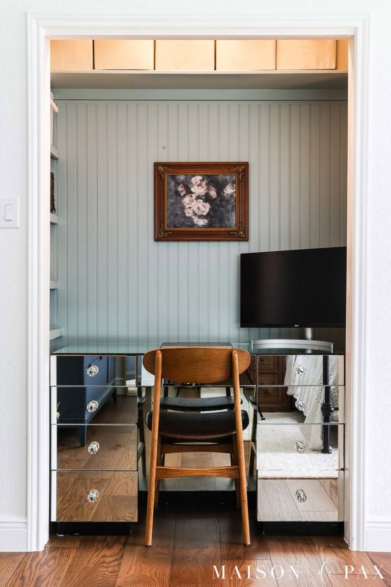 Cloffice: How to Turn a Closet into an Office - Maison de Pax